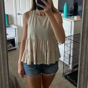 3/$15 Forever 21 Ruffle Tank Top